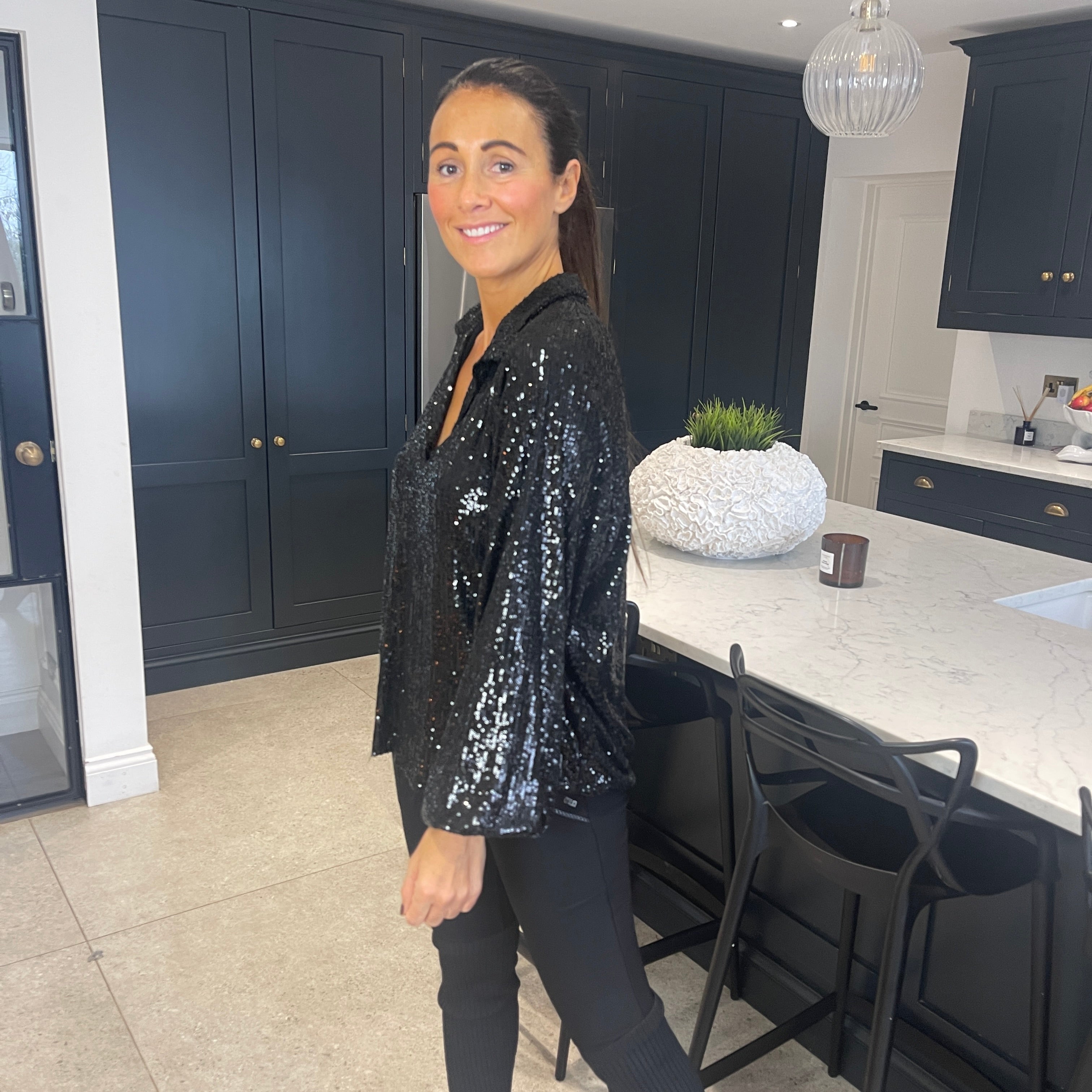 Sunni Sequin Top - Blush Boutique Essex