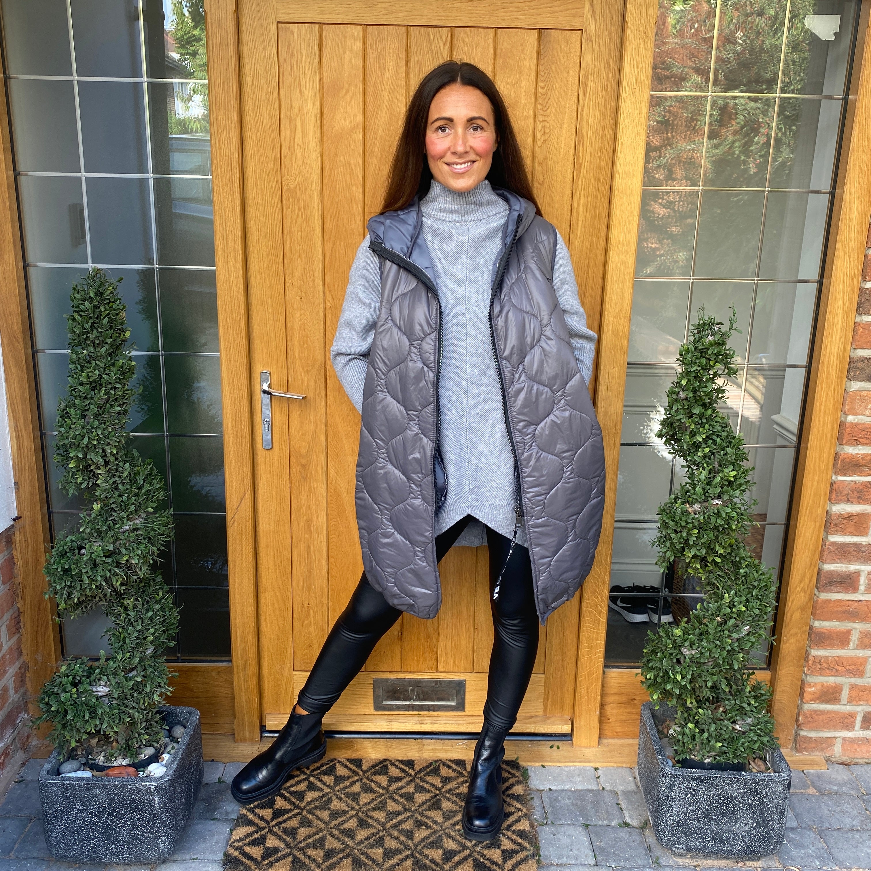 Love Quilted Body Warmer - Blush Boutique Essex