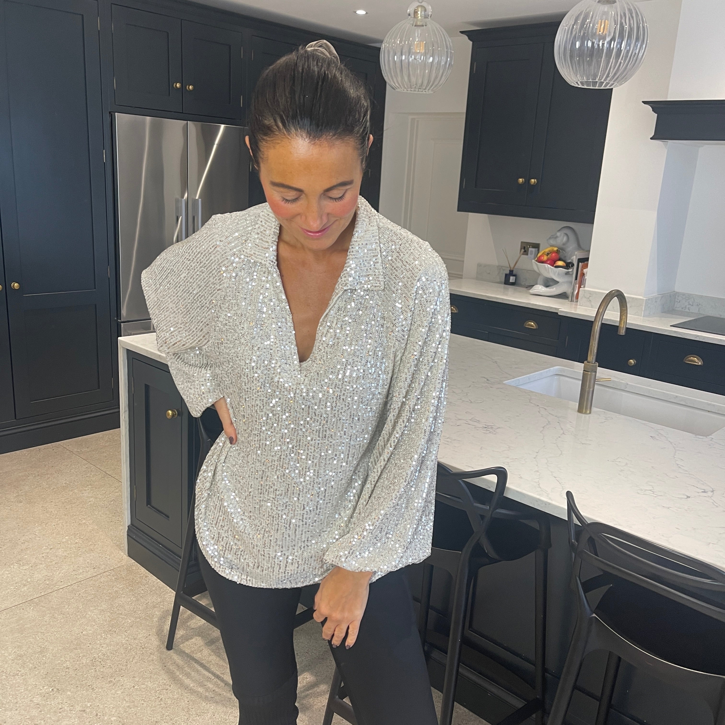 Sunni Sequin Top - Blush Boutique Essex