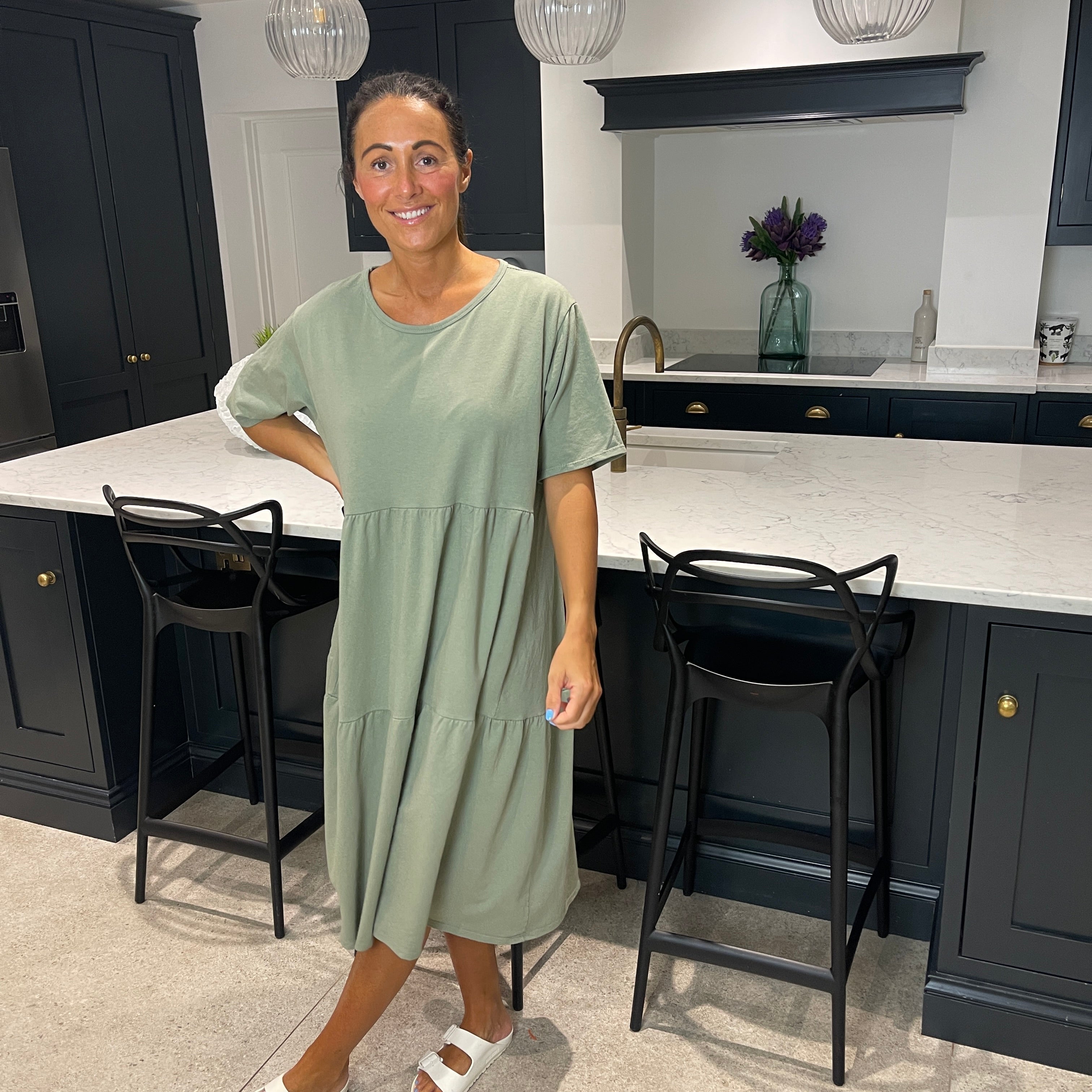 Stella Jersey Dress - Blush Boutique Essex