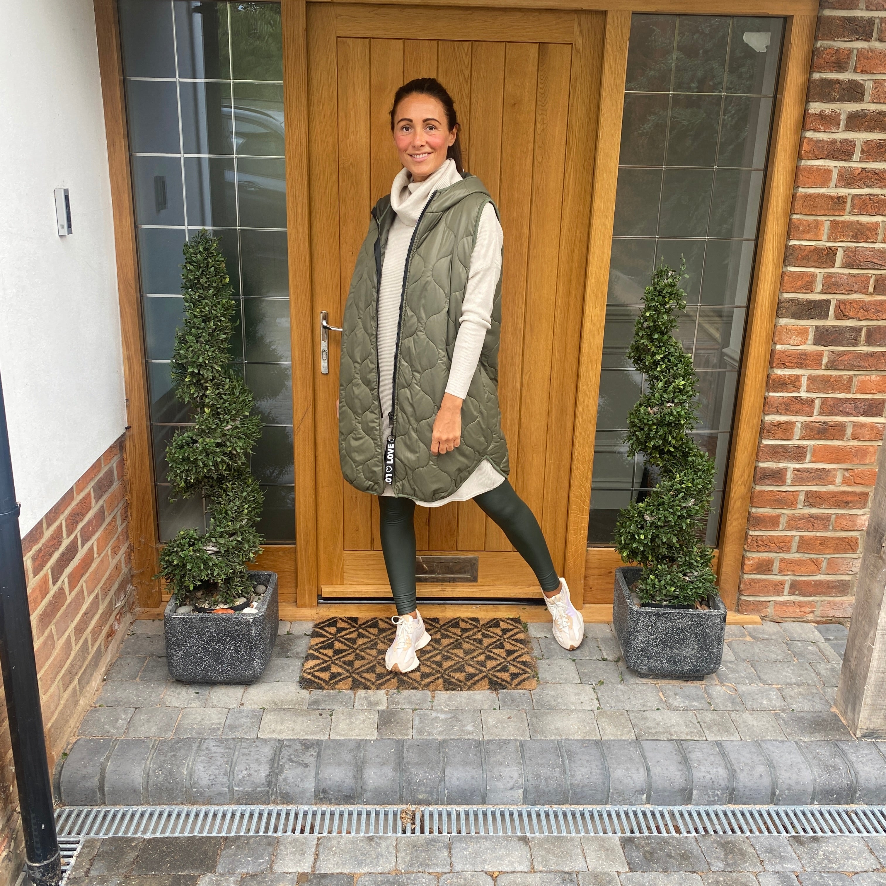 Love Quilted Body Warmer - Blush Boutique Essex