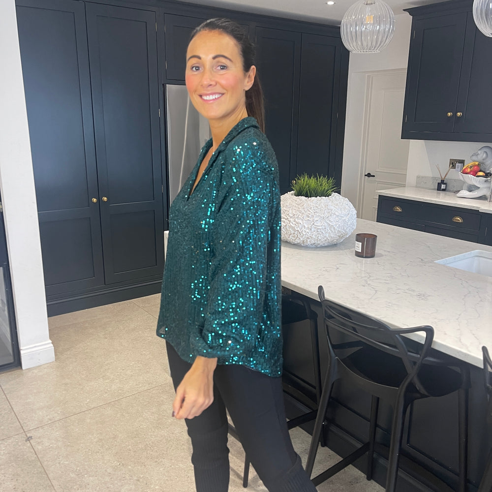 Sunni Sequin Top - Blush Boutique Essex