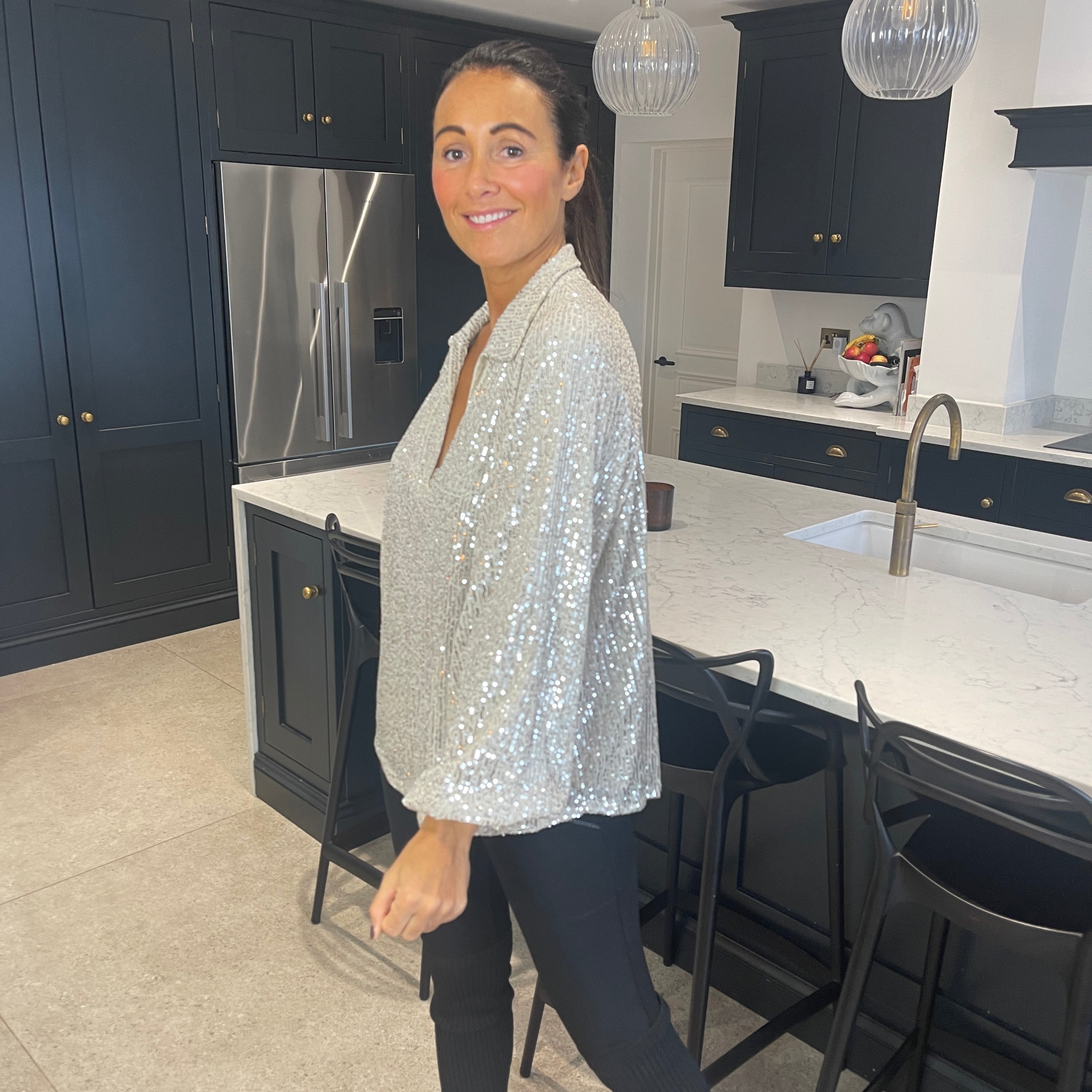 Sunni Sequin Top - Blush Boutique Essex