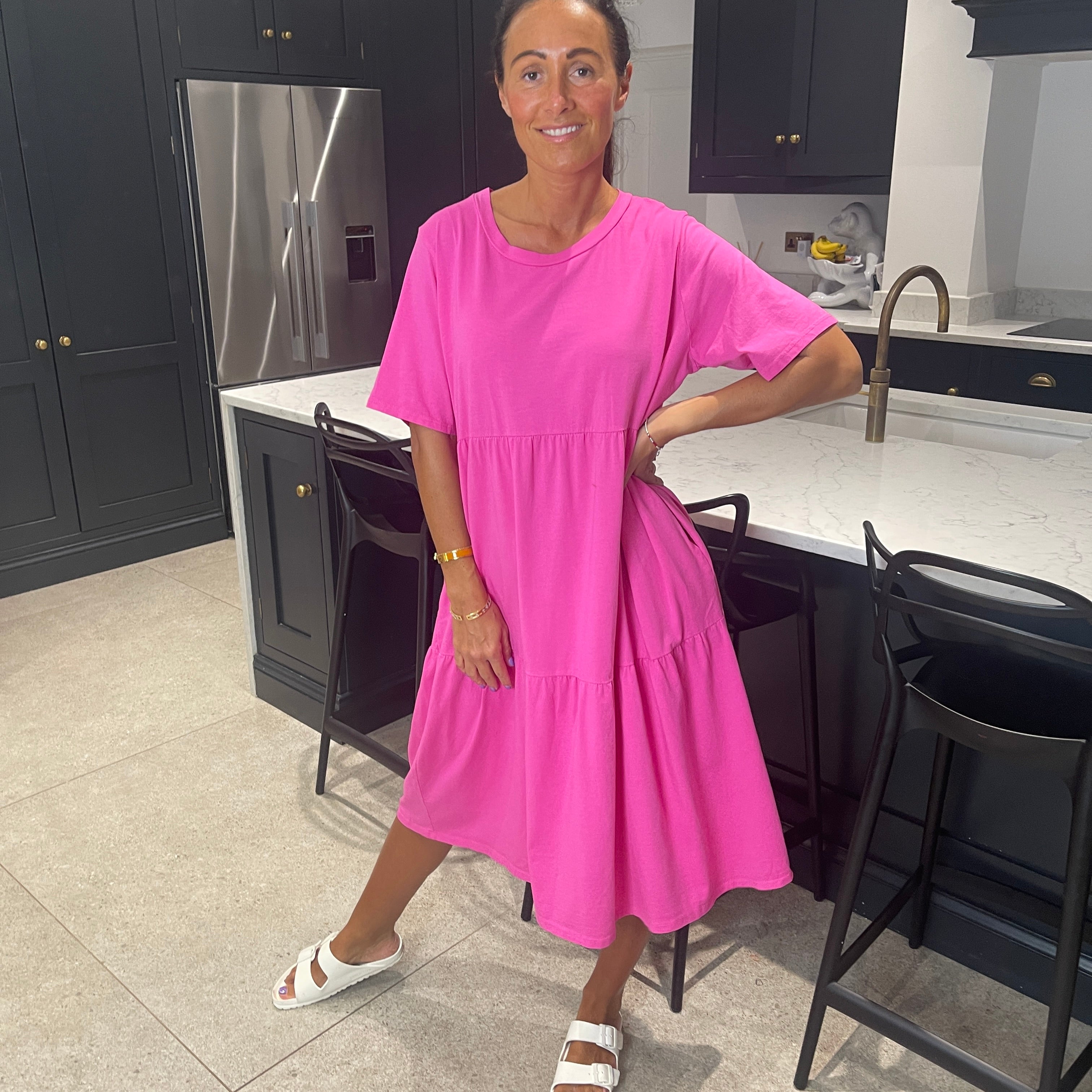 Stella Jersey Dress - Blush Boutique Essex