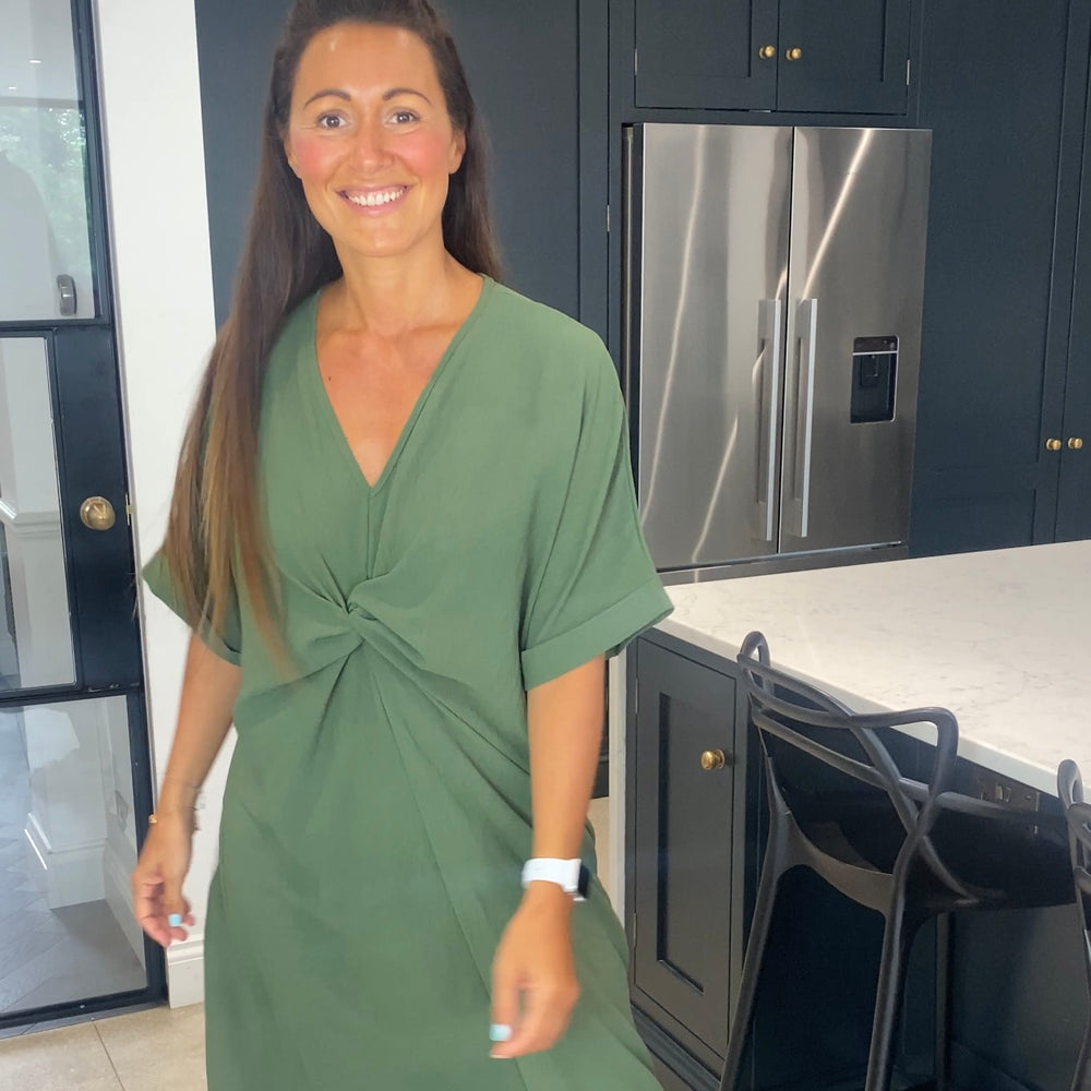 Tiffany Maxi Knot Dress - Blush Boutique Essex