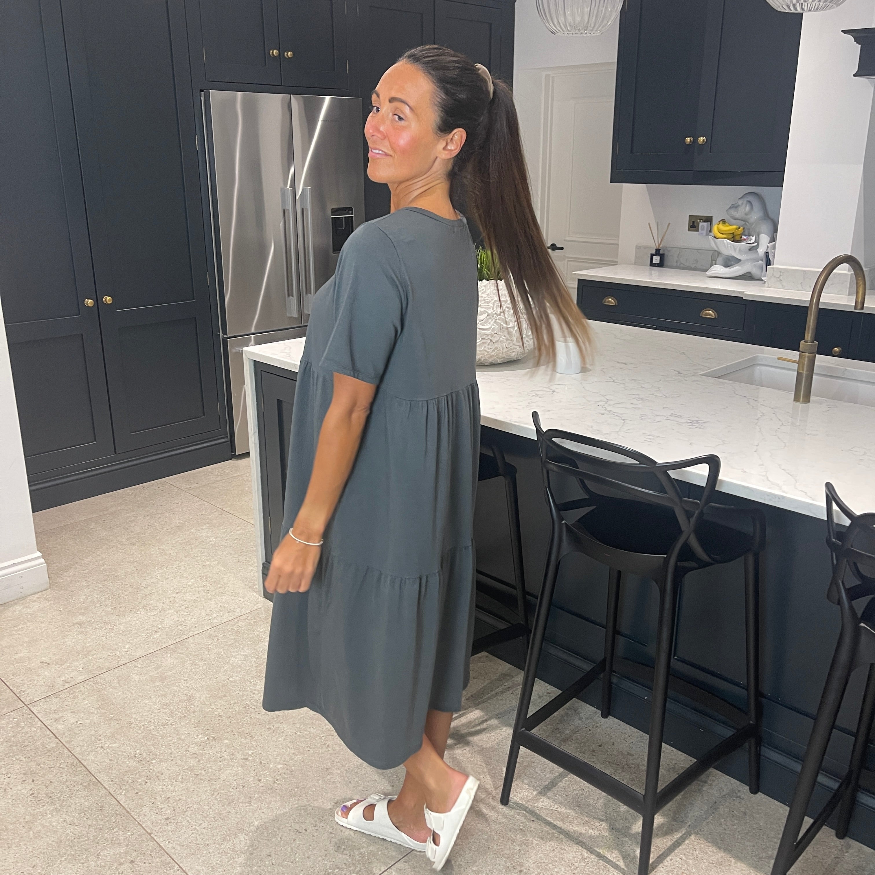 Stella Jersey Dress - Blush Boutique Essex