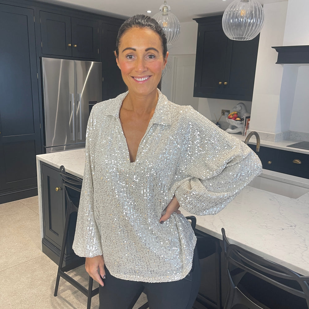 Sunni Sequin Top - Blush Boutique Essex