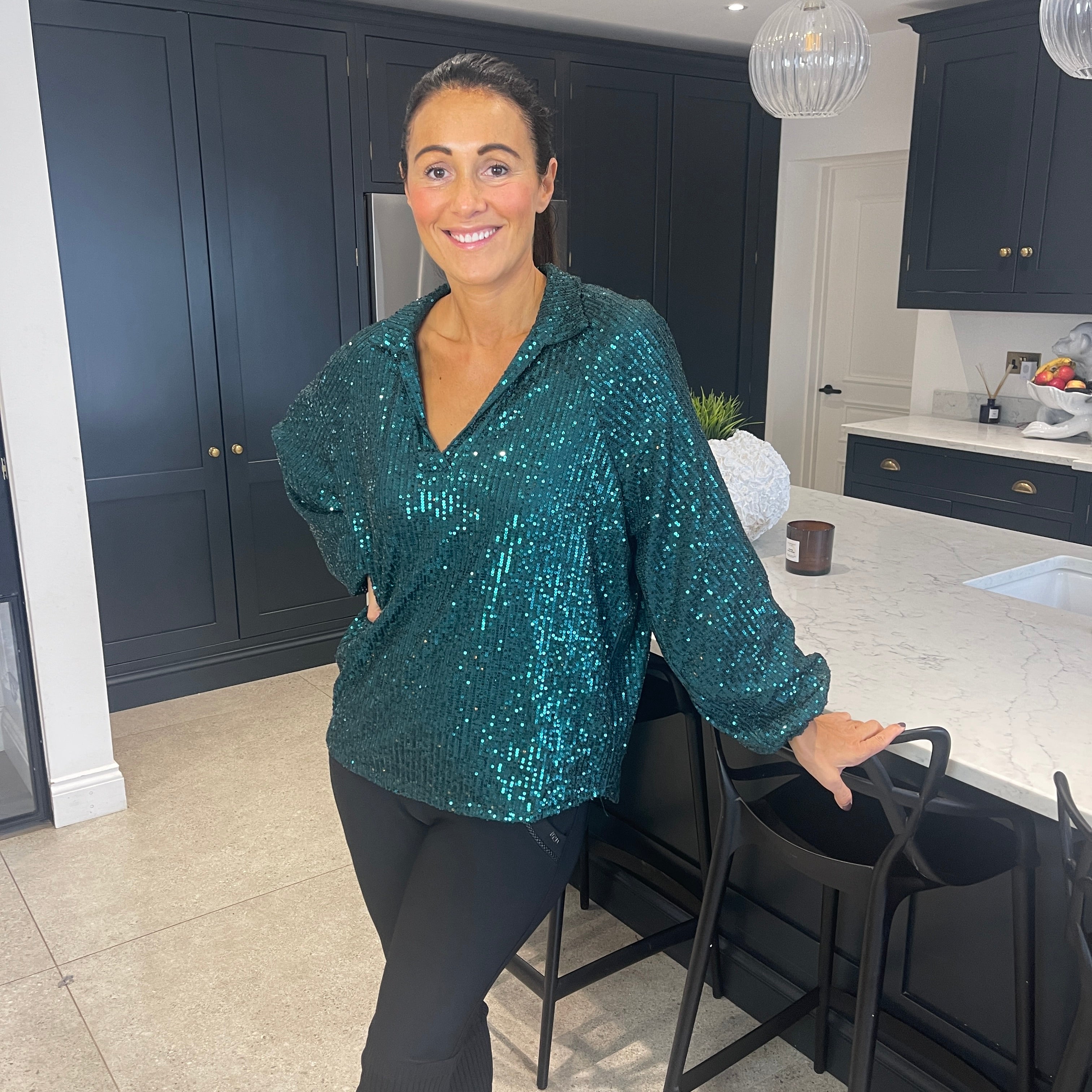 Sunni Sequin Top - Blush Boutique Essex