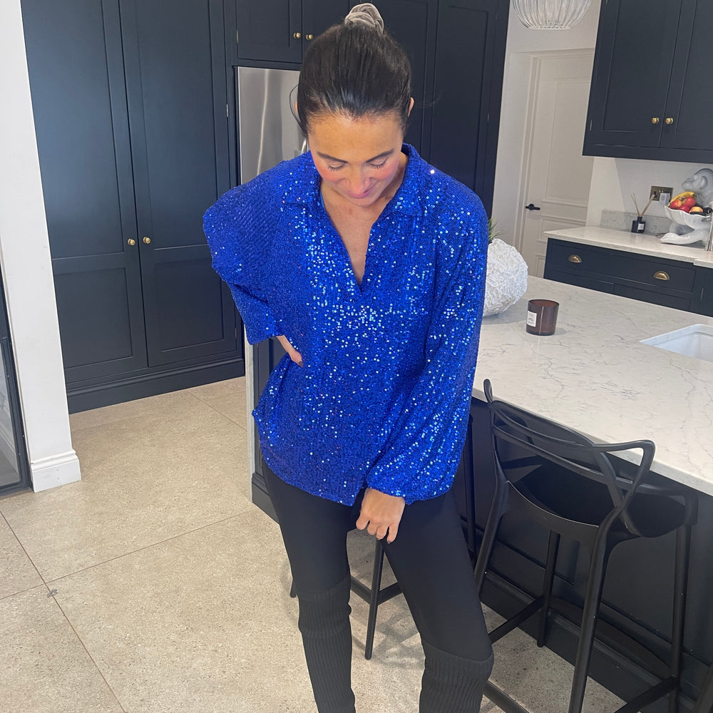 Sunni Sequin Top - Blush Boutique Essex