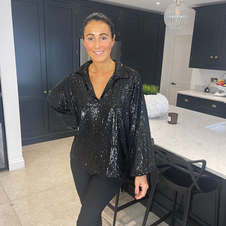 Sunni Sequin Top - Blush Boutique Essex