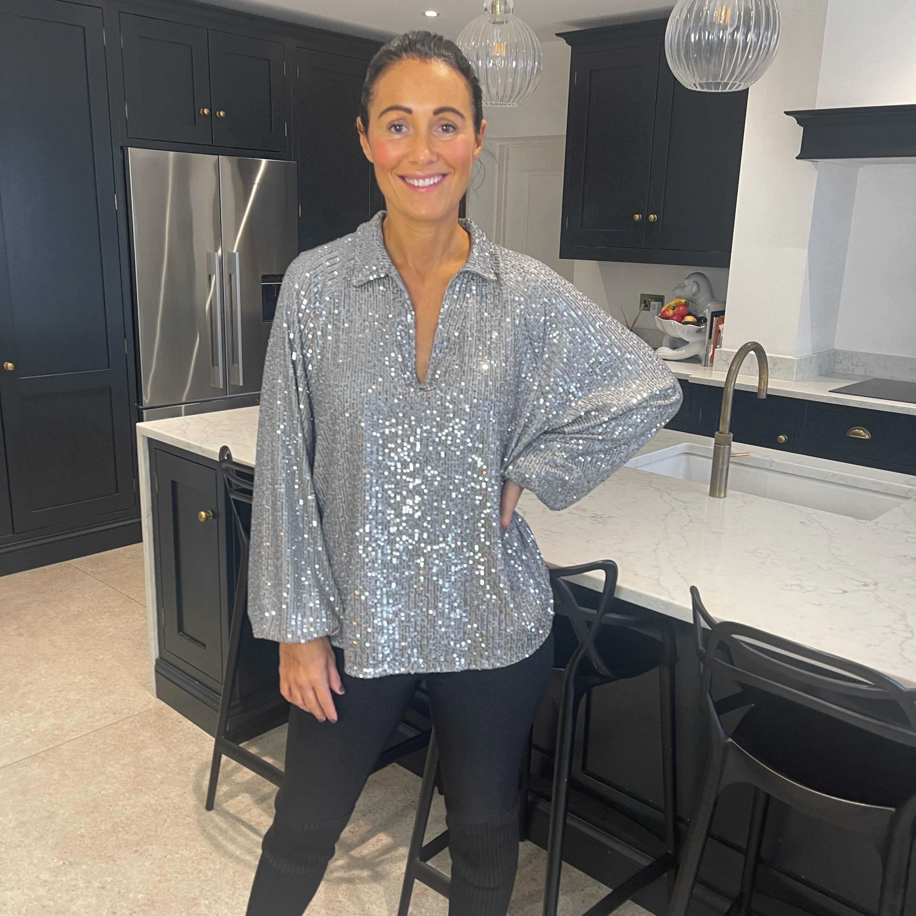 Sunni Sequin Top - Blush Boutique Essex