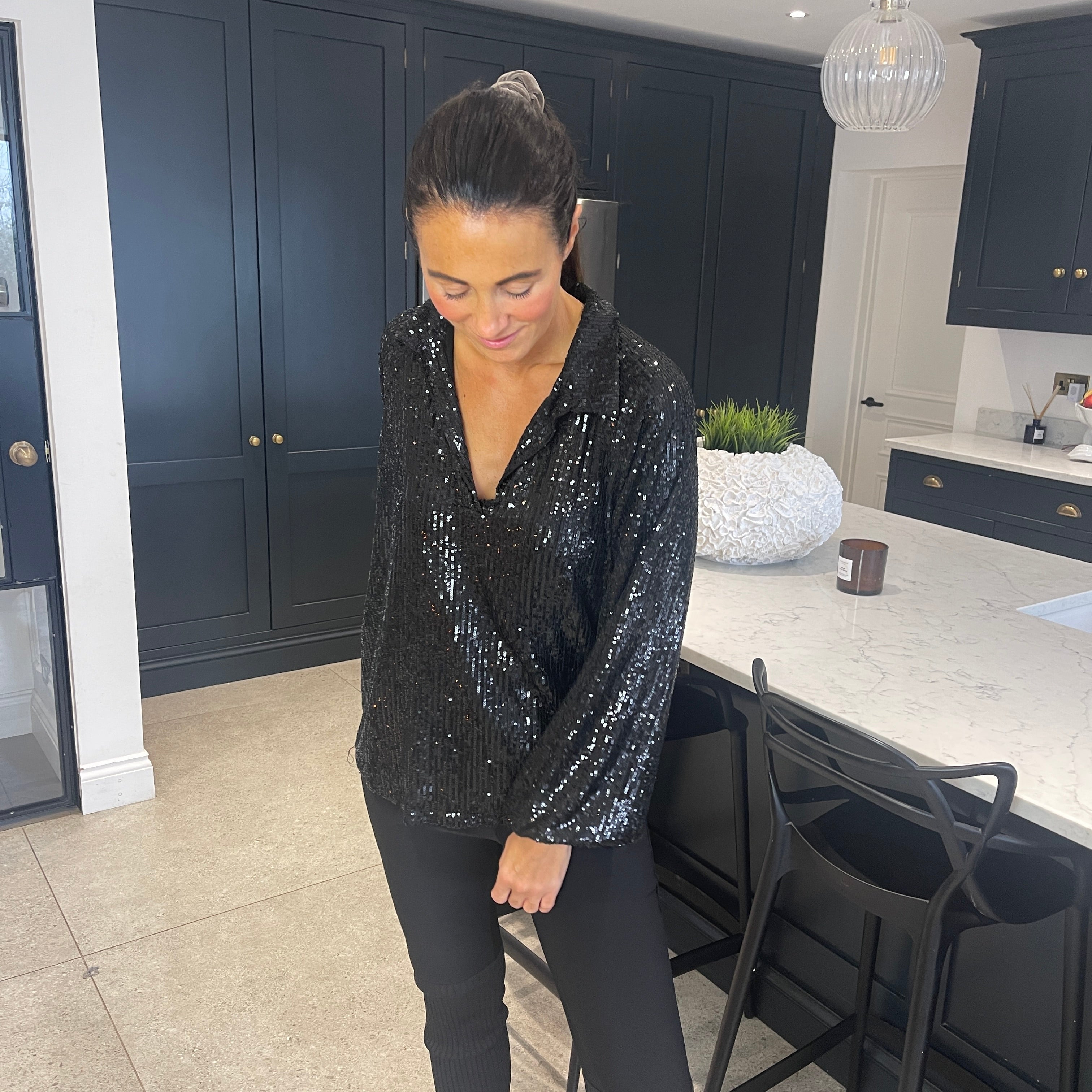 Sunni Sequin Top - Blush Boutique Essex