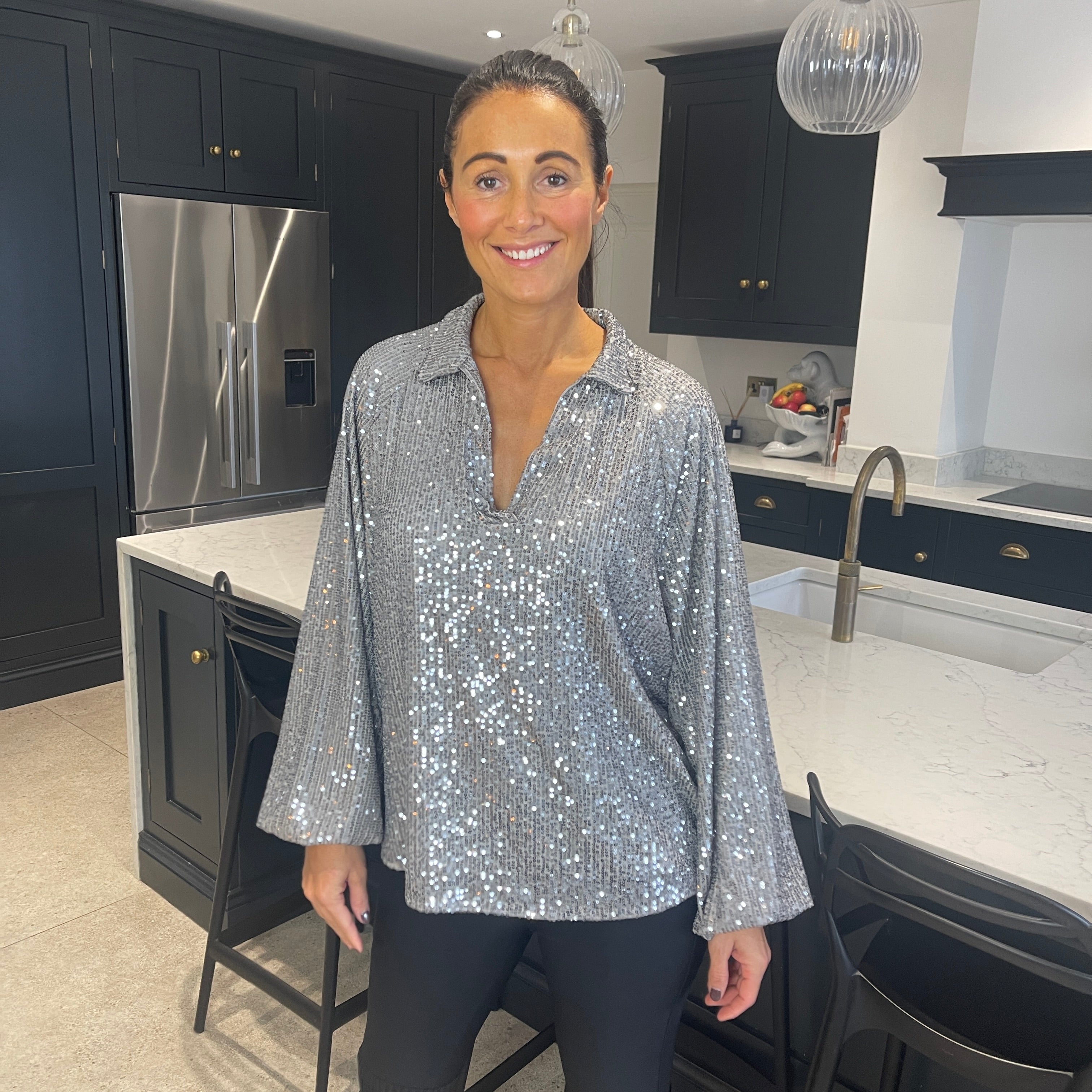 Sunni Sequin Top - Blush Boutique Essex