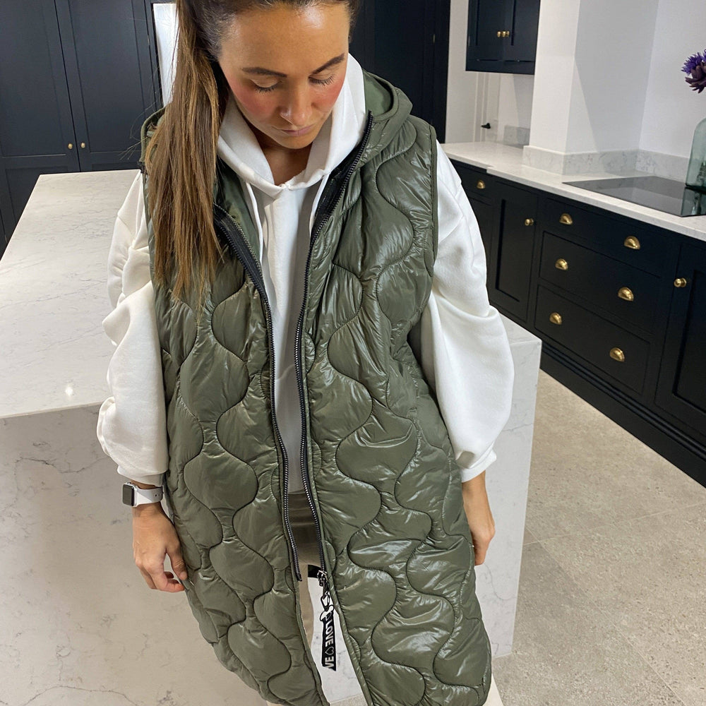 Love Quilted Body Warmer - Blush Boutique Essex